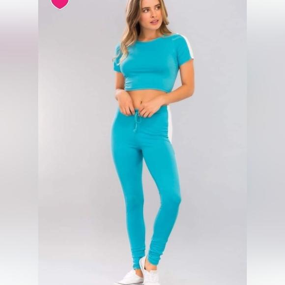 🌺 Chazcity Styles Spring/Summer Set | Turquoise - Picture 2 of 2